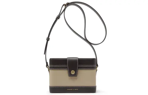 CHARLES&KEITH Pu Crossbody Bag Small Women's Multicolor