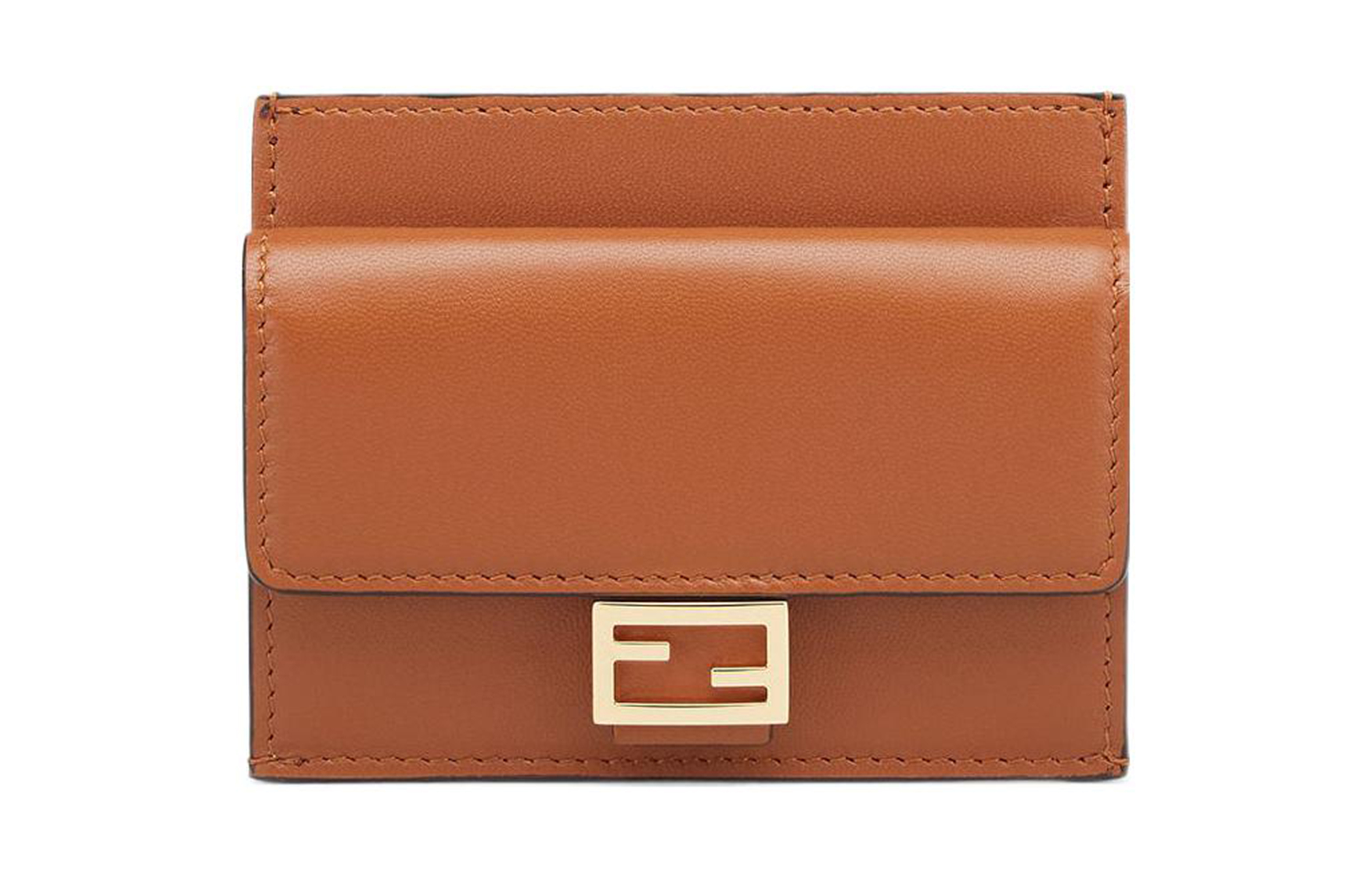Женский картхолдер Fendi Baguette (коричневый)