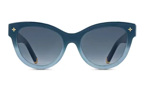 LOUIS VUITTON MY MONOGRAM Acetate Butterfly Sunglasses Unisex Blue