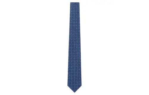 LOUIS VUITTON Monogram Ties Men's Dark Blue