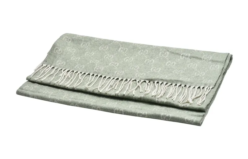 GUCCI Knit Scarves Unisex Green