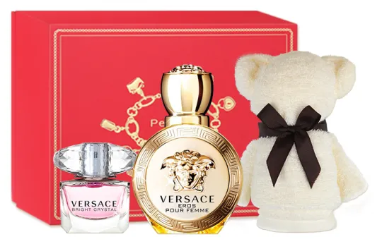VERSACE Ainas Women's Perfume Gift Box Set Eau De Parfum Long Lasting Fragrance 30ml+5ml/50ml+5ml