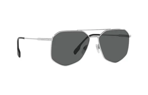 Burberry Aviator Sunglasses Men's Silver