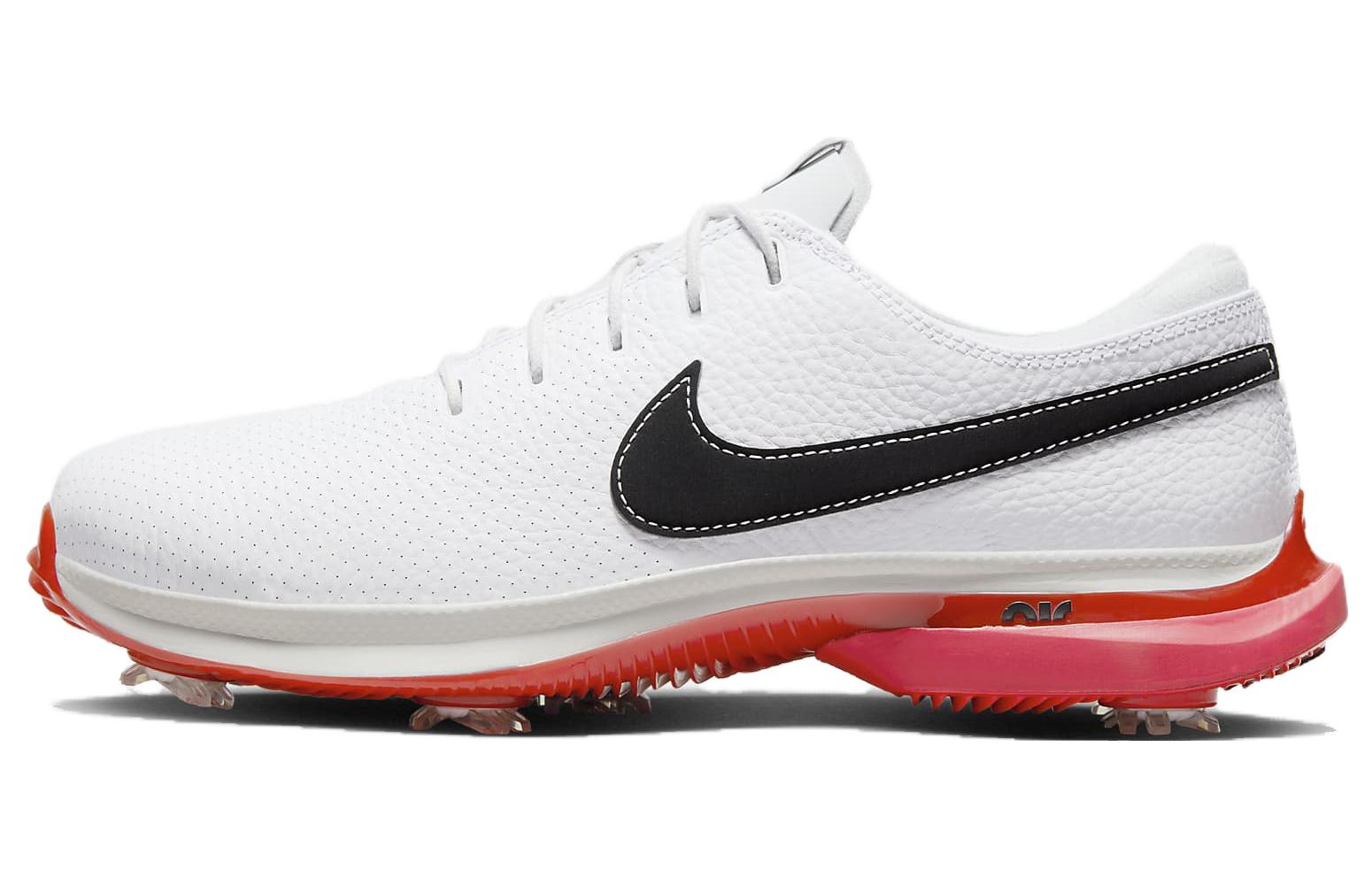 Nike Air Zoom Victory Tour 3 trendy, comfortable, temperament, non-slip and wear-resistant, low-top golf shoes, men's white and black