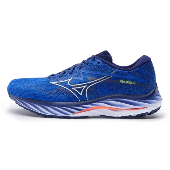Mizuno Wave Rider 27 Super Wide 'Super Sonic Cherry Tomato'