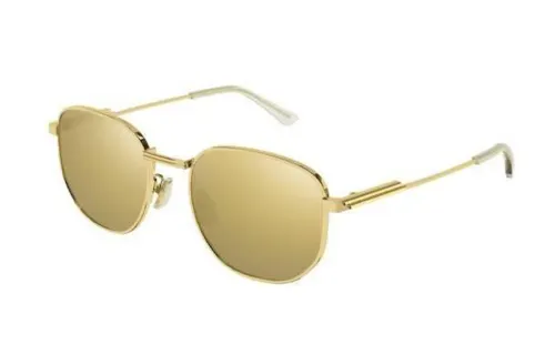 Bottega Veneta Sunglasses Unisex Gold