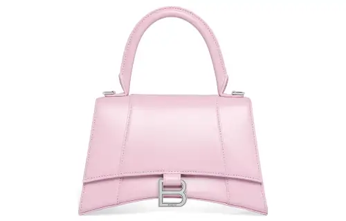 Balenciaga Leather Shoulder Bag, Crossbody Bag, Handbag Small Women's Pink