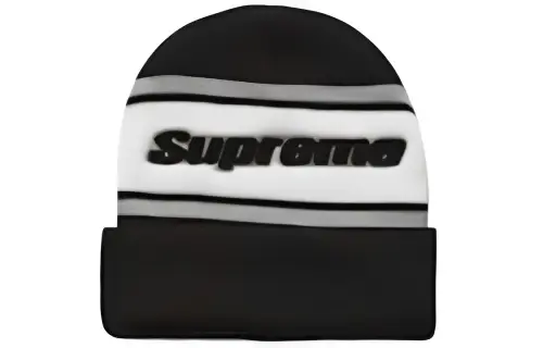 Supreme Acrylic Beanies Unisex Black