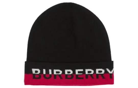 Burberry Cashmere, Polyamide Beanies Women's Black