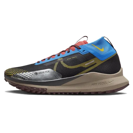 Nike React Pegasus Trail 4 Gore-Tex Black Vivid Sulfur Blue