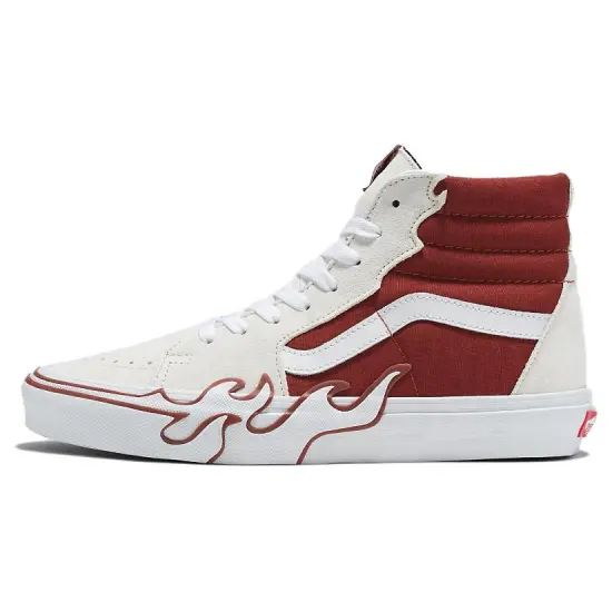 Vans Sk8 -Hi 'Flame - White Tawny Port'