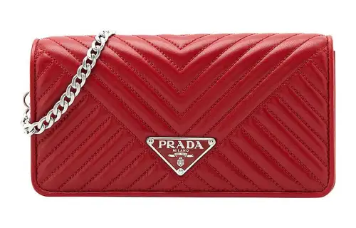 PRADA Leather Crossbody Bag, Shoulder Bag Women's