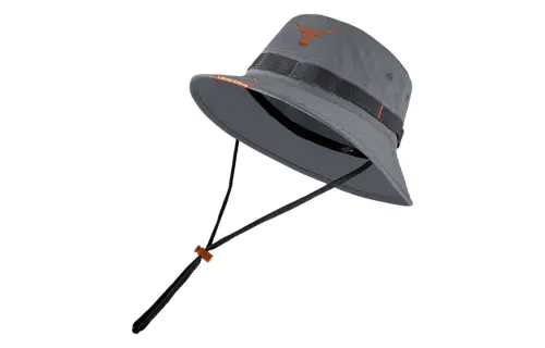 Nike Texas cotton polyester spandex bucket hat unisex couple gray