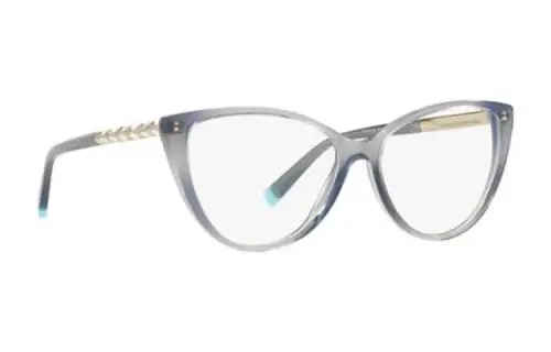 TIFFANY & CO. Plastic Metal Cat Eye Eyeglass Frames Women's Gray