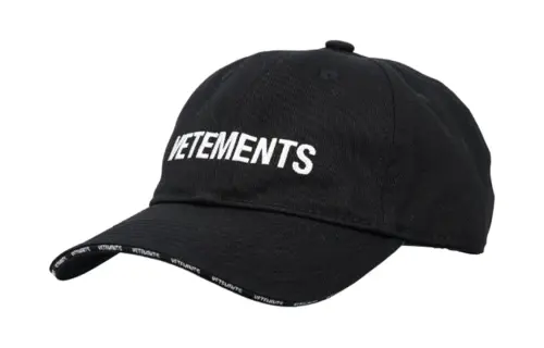 Vetements Logo embroidered Cotton Cap
