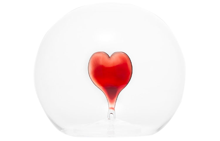 DIOR Heart shaped small decorative ball