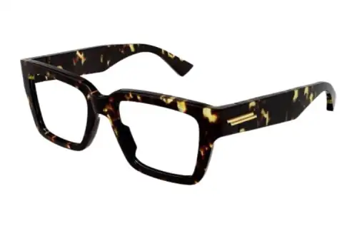 Bottega Veneta Acetate Square Eyeglass Frames Women's Tortoiseshell
