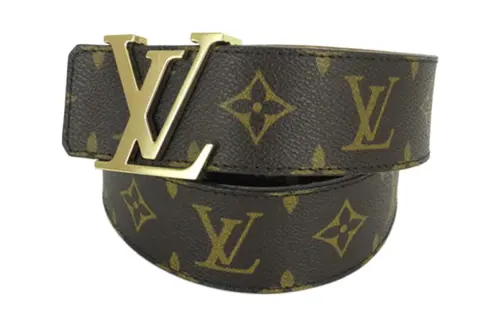 LOUIS VUITTON Pre Owned 2012 Logo buckle Reversible Belt