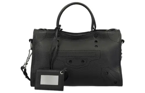 Balenciaga Neo Classic Cow Leather Biker Bag, Shoulder Bag, Crossbody Bag, Handbag Small Women's Black