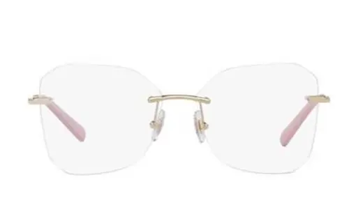 Tiffany & CO. butterfly-shape rimless glasses
