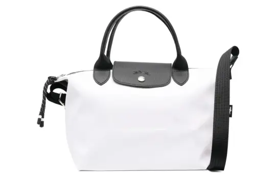 LONGCHAMP Le Pliage Energy Canvas With Leather Dumpling Bag, Shoulder Bag, Crossbody Bag, Handbag Small Women's