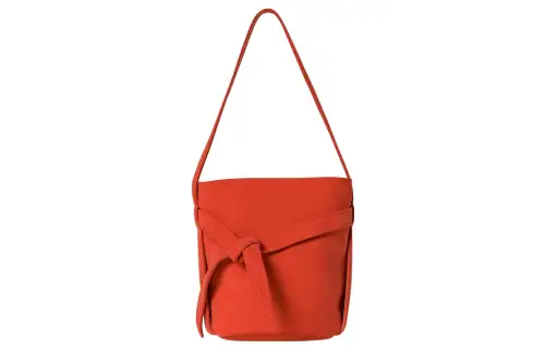 THE ROW Nubuck Bucket Bag, Handbag, Shoulder Bag Women's Orange