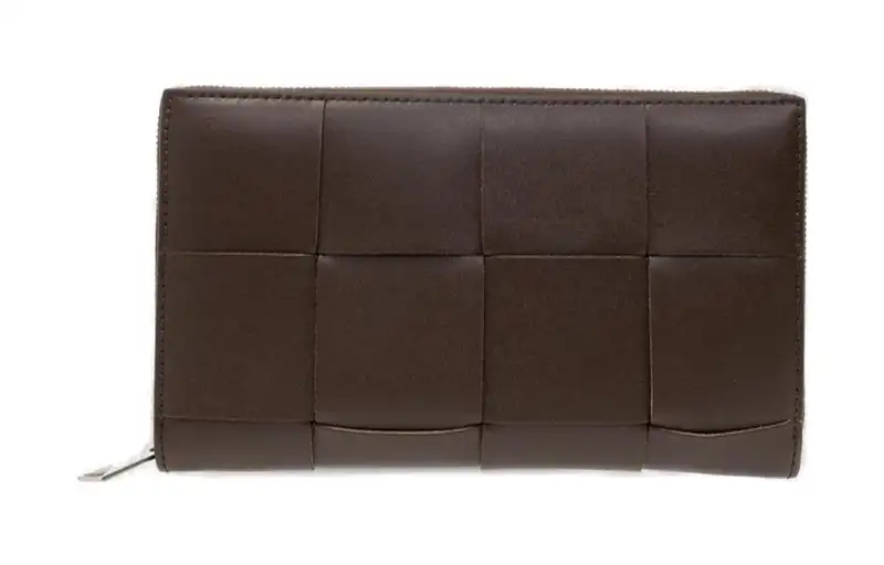 Bottega Veneta Intrecciato Zip Around Wallet