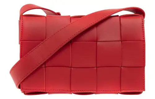 Bottega Veneta Interwoven Fold Over Shoulder Bag
