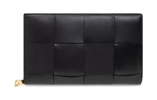 Bottega Veneta Intreccio Zip Around Wallet