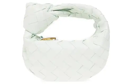Bottega Veneta Jodie Lambskin Shoulder Bag, Handbag Extra Mini Women's Light Green
