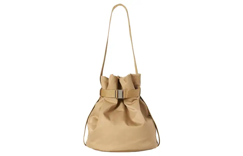 THE ROW Nylon Bucket Bag, Handbag, Shoulder Bag Women's Beige
