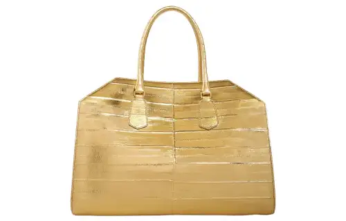 THE ROW Eel Skin Tote Bag, Shopping Bag, Handbag Regular Women's Gold