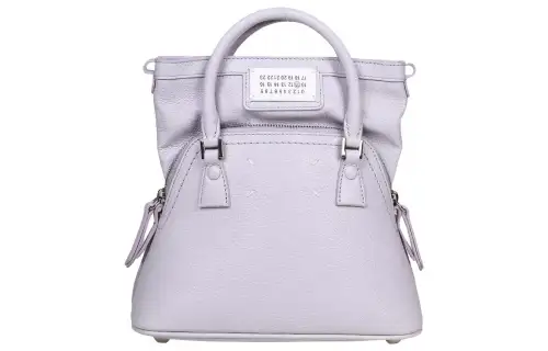 Maison Margiela Calfskin Crossbody Bag, Shoulder Bag Regular Women's Purple