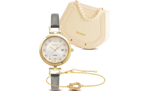 CASIO Women's SHEEN 30mm Gray Watch