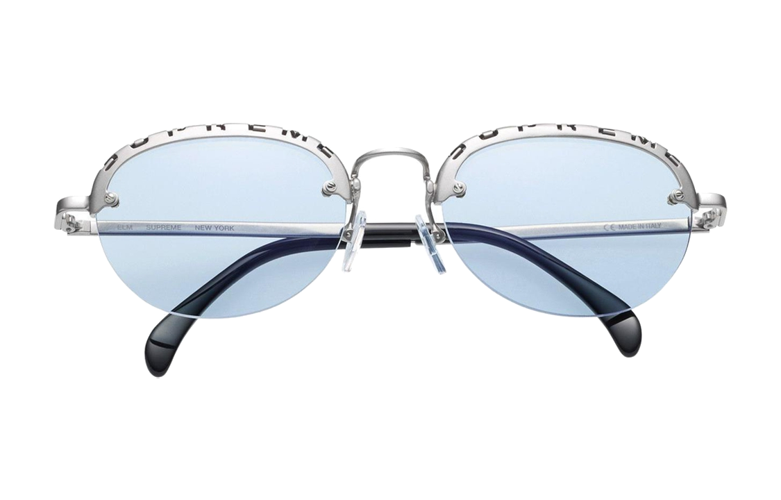 очки Supreme SS23 WEEK19 Elm Sunglasses // (черный/серебристый/золотой) — фото 6