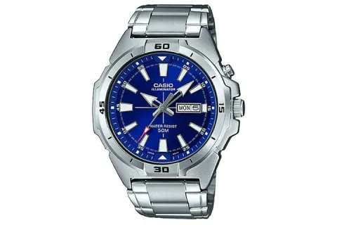 CASIO Men Standard Series Blue Watch MTP-E203D-2A