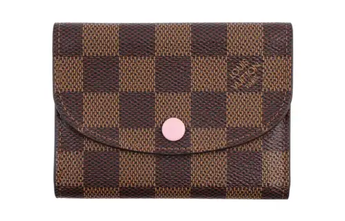 LOUIS VUITTON Rosalie Canvas Coin Purse Card Holder, Wallet Women's Brown