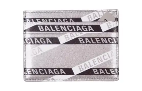 Balenciaga Everyday Multi Card Holder Monogram Silver/Black