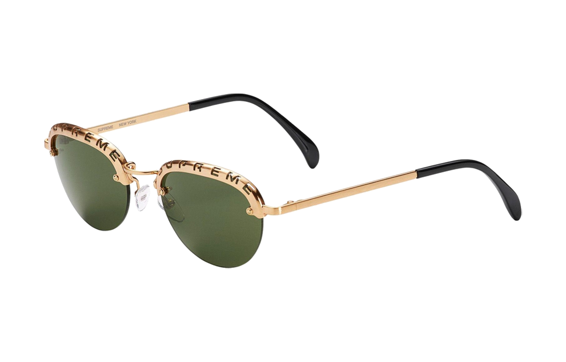 очки Supreme SS23 WEEK19 Elm Sunglasses // (черный/серебристый/золотой) — фото 7