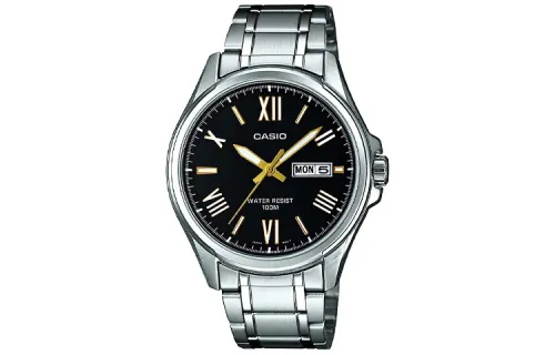 CASIO Men Standard Series Black Watch MTP-1377D-1A