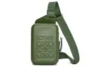 LOEWE Smooth Cow Leather Shoulder Bag, Crossbody Bag Regular Men's Hunter Green