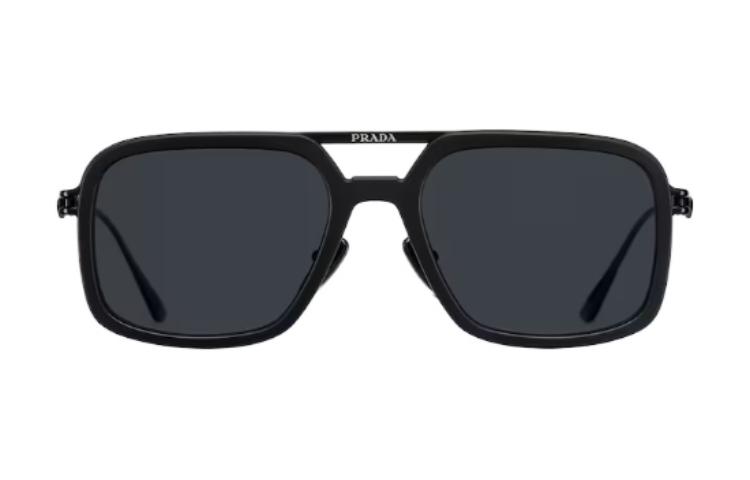 PRADA Prada, black glasses solar-powered, men's style