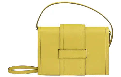 HERMES H Passant Detachable Strap Evercolor Calfskin Handheld Shoulder Bag, Crossbody Bag Women's Lime