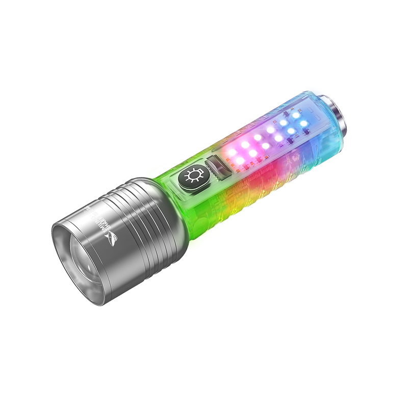 SMILING SHARK Outdoor Lightings Flashlight USB Fishing