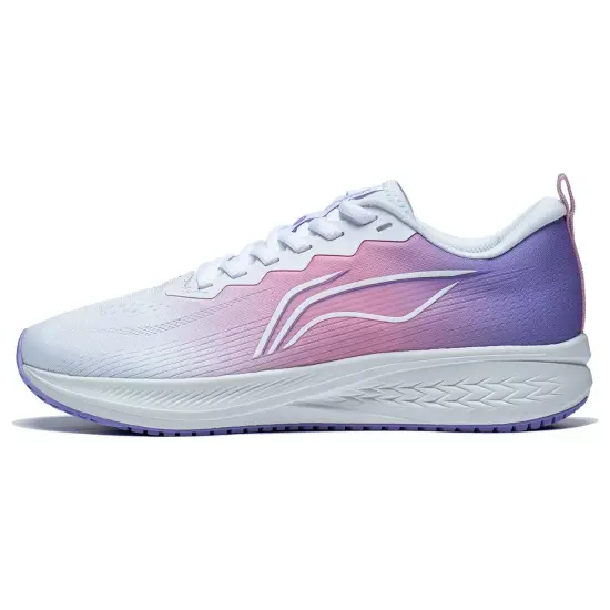 LINING Red Hare 6 Running Shoes Women's Low-Top White Pink/Purple