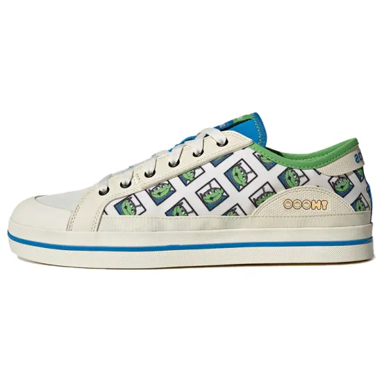 Adidas Neo City Canvas Skateboard Shoes Unisex Low-Top White/Green