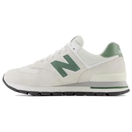 New Balance 574 Rugged White Green