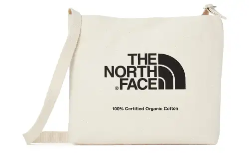 THE NORTH FACE 5L Reusable Bag, Shoulder Bag, Crossbody Bag, Outdoor Bag Cotton And Canvas White Men's
