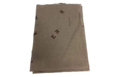 Bottega Veneta Knit Scarves Unisex Brown