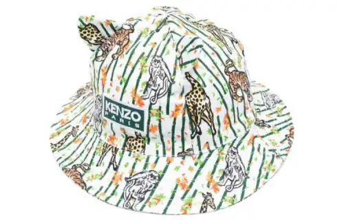 KENZO Cotton Bucket Hats Kids' Multicolor